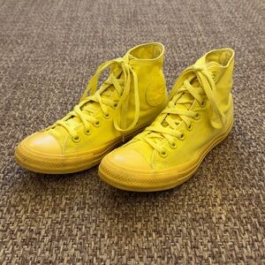 Converse Yellow High-Top Sneakers